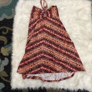 Patagonia Girls' Multicolor Halter Dress - Pink, Red, Yellow